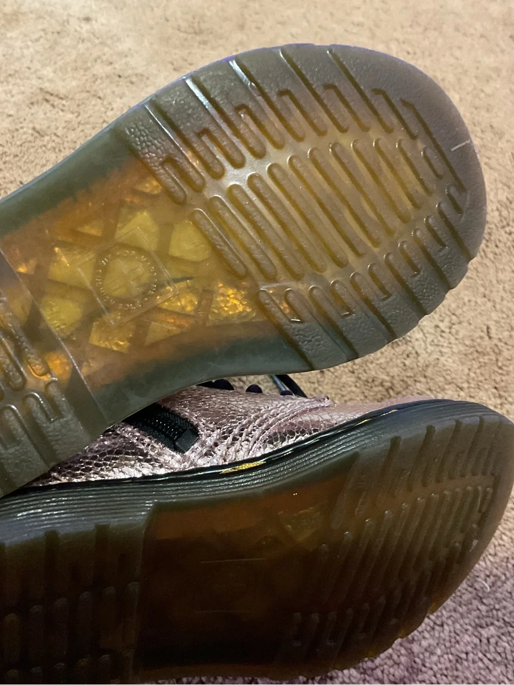 Dr. Martens Glitter AirWair Boots Size 9
